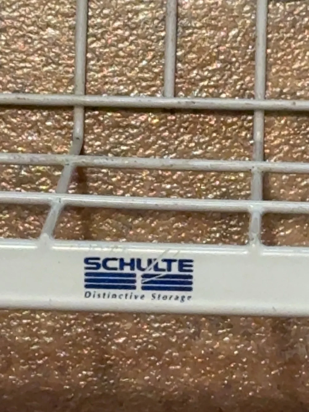 Schulte Distinctive Storage Organized Living XL White Wire Basket Bin Heavy Duty